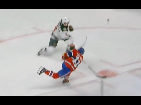 Brendan Gallagher Slapshot Goal vs Minnesota 1-0 (11/7/14)