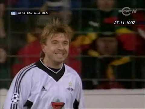 Liga de Campeones 97/98: Rosenborg BK 2-0 Real Madrid (27/11/1997). Narración en noruego.