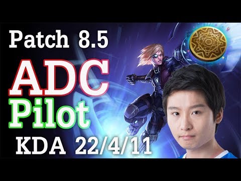 MVP Pilot Ezreal Vs Xayah Patch 8.5 KDA 22/4/11