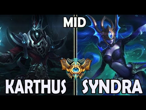 Faker Karthus vs Syndra (MID) Ranked Challenger Korea