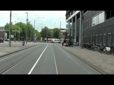 Cab ride bus; Veolia lijn 37: Delfgauw-Den Haag (met omleiding) (20150529) (10x versneld)