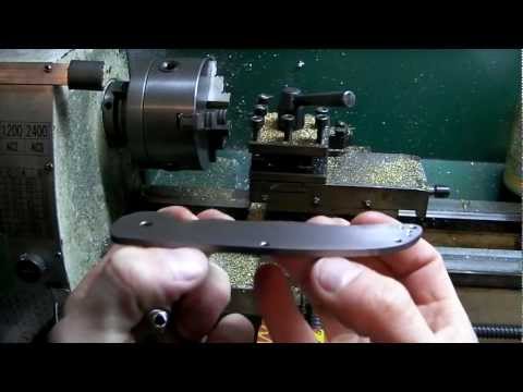 Knifemaking Tuesdays Week 09 - Testing button lock and making Ti handles
