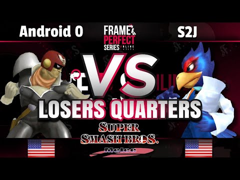 FPS3 Online L. Quarters - Android 0 (C. Falcon) vs. S2J (Falco, C. Falcon) - Smash Melee