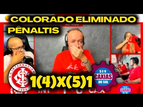 REAÇÕES DO BALDASSO NOS PÊNALTIS - INTERNACIONAL 1(4)X(5)1 CAXIAS [GAUCHÃO 2023]