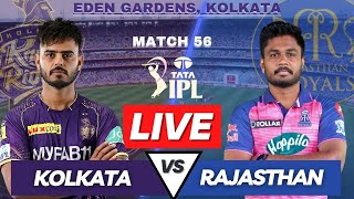 KKR vs RR Live IPL 2023 Match | Live Cricket Match Today | Kolkata vs Rajasthan LIVE Match Score