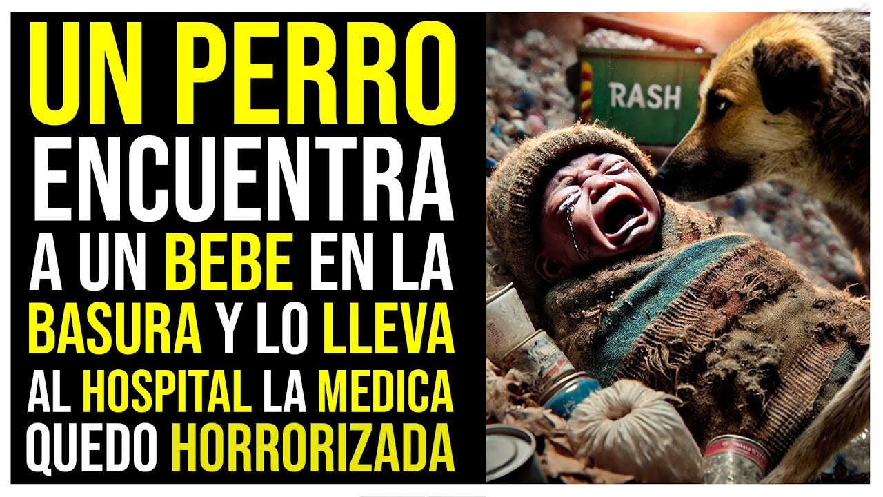 UN PERRO ENCUENTRA A UN BEBE EN LA BASURA Y LO LLEVA AL HOSPITAL LA MÉDICA QUEDÓ HORRORIZADA CUNANDO