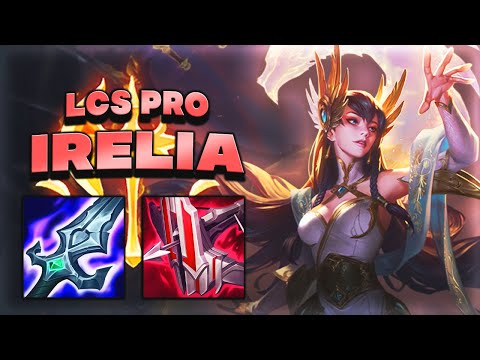 LCS PRO GETTING FED ON IRELIA IN SOLOQ! HOW TO PLAY IRELIA TOP LANE - League of Legends