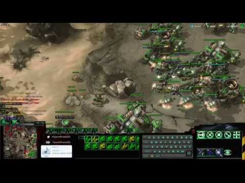 SC2 LotV Beta 1v1 - TvP / Cactus Valley / Carriers vs Sky Terran (Liberators) + Nukes!