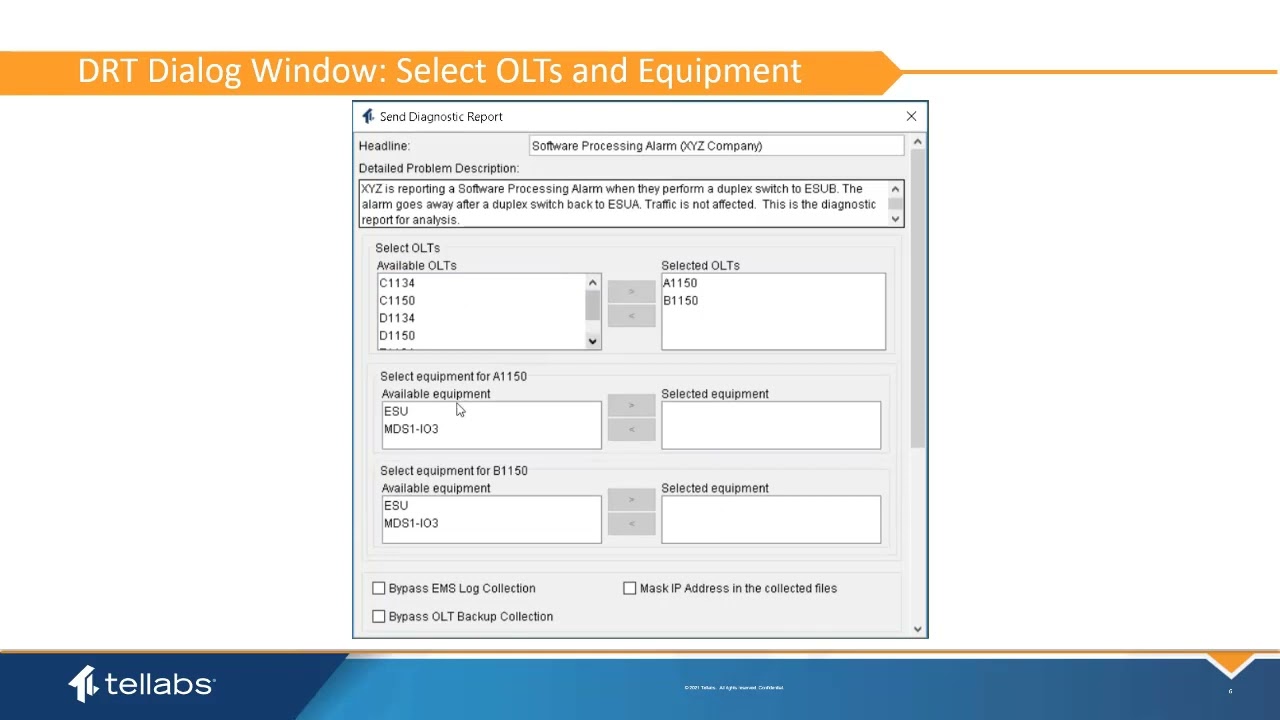 Using the Diagnostic Reporting Tool