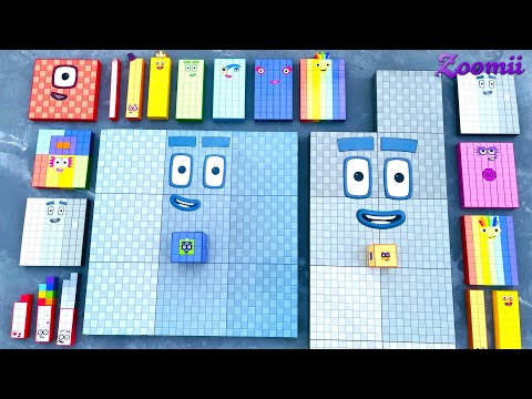 Looking for Numberblocks 900 NEW 900 Space ASMR | Numberblocks Satisfying Video #74