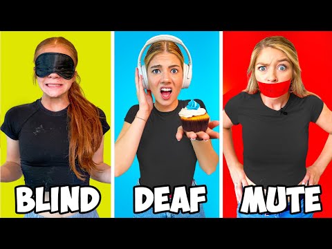 Blind, Deaf, And Mute Baking Challenge!