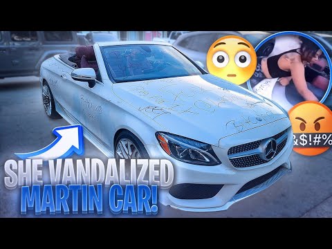 SHE VANDALIZED THE CARS WITH A PERMANENT MARKER THIS WAS UNNECESSARY AND DISRESPECTFUL 😡