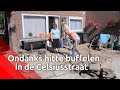 Ondanks hitte wordt er in de Bossche Celsiusstraat flink geklust