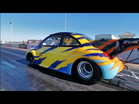 SUPERSÔNICO 240 km/h em 04,809s NEW BEETLE TURBO MOTOR 2JZ   😱😱😱 JD PREPARAÇÕES