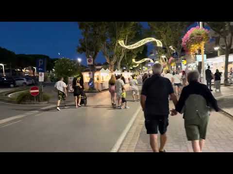 Vacanza a Bellaria Igea Marina 2025-5 agosto. Passeggiata serale (Isola dei Platani e Lungomare)🩵
