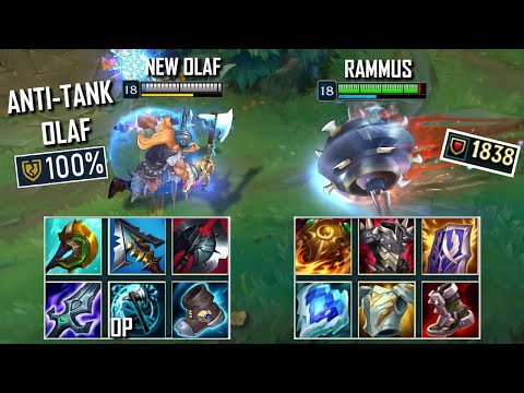 %100 ARMOR PEN OLAF vs 1500+ ARMOR RAMMUS FIGHTS & Best Moments!