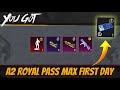 😍ROYAL PASS MAX A2 - A2 RP MAX FIRST DAY - BGMI NEW A2 ROYAL PASS IS HERE ​⁠@ParasOfficialYT