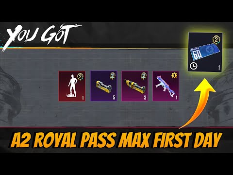 😍ROYAL PASS MAX A2 - A2 RP MAX FIRST DAY - BGMI NEW A2 ROYAL PASS IS HERE ​⁠