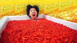 HOT CHEETOS BATH CHALLENGE