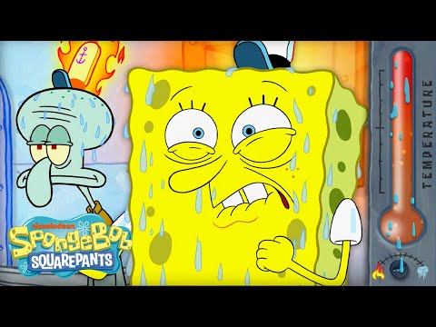 ビキニボトムで最も暑い瞬間と最も寒い瞬間は？| 最も過酷な天候｜スポンジ・ボブ (Hottest and Coldest Moments in Bikini Bottom ?? | Most Extreme Weather | SpongeBob)