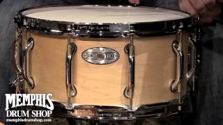 Video thumbnail for Pearl 14x6.5 Sensitone Premium Maple Snare Drum by Memphis Drum Shop