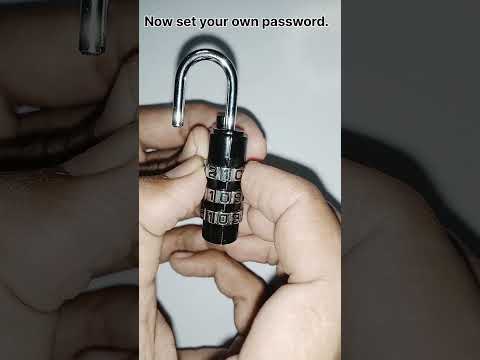 how to use 3 digit lock #viral #shorts #gadgets
