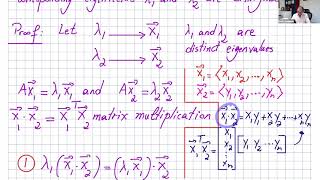 SYMMETRIC MATRICES AND ORTHOGONAL DIAGONOLIZATION