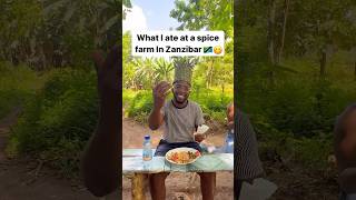 What I ate at a spice farm in Zanzibar 😋 #zanzibar #travel