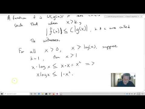 Showing that a function is O(g(x))