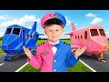 Pink Vs Blue Airplane Challenge