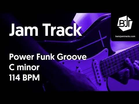 Power Funk Groove Jam Track in C minor "Stronghold" - BJT #34