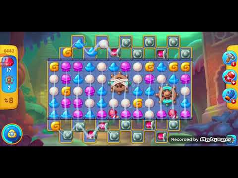 fishdom gameplay / level 6442 / It is like the ads? / thank you 피쉬돔 / 모바일 게임 / 중독성 있는 게임