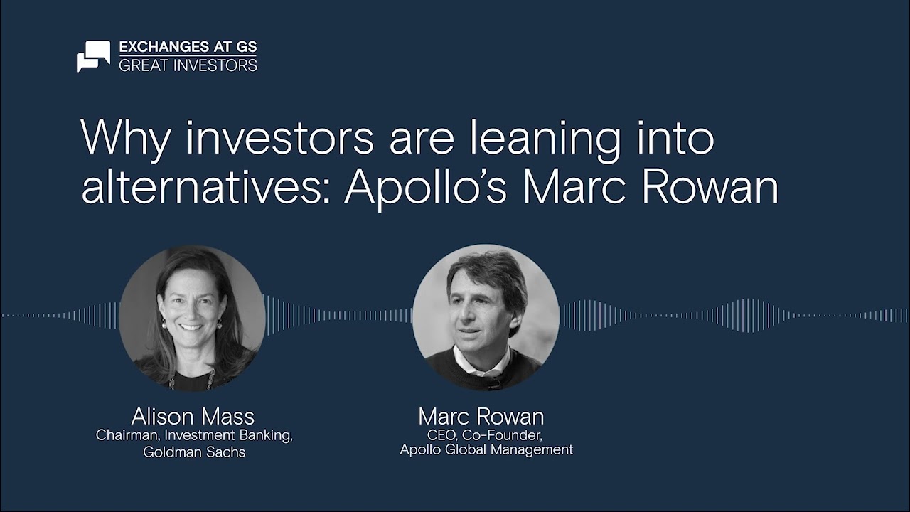 Why investors are leaning into alternatives: Apollo’s Marc Rowan