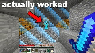 I couldn't find a way inside this claimed base, but then figured a way to see through border walls!