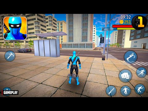 Blue Ninja Gameplay Walkthrough Part 1 (iOS, Android)