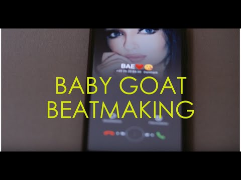 ALIBI MAKING A BEAT WITH BABY GOAT