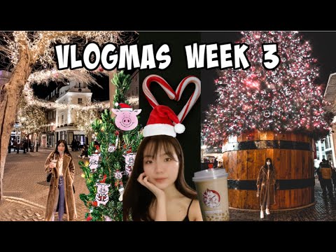 VLOGMAS Week 3| Christmas Lights, Skincare Routine, Wrapping Presents