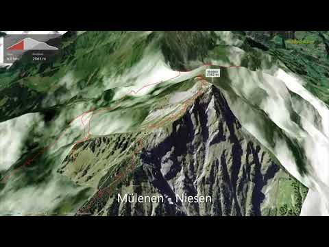 Mülenen – Niesen ∆ hiking trails ∆ 3d-trail.com/switzerland/