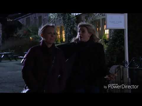 Emmerdale - Charity and Vanessa Kiss (30th January 2018)