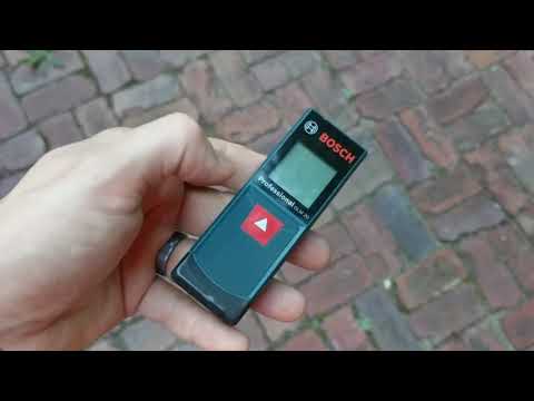 Bosch GLM 20 - How to Change Units of Measurement