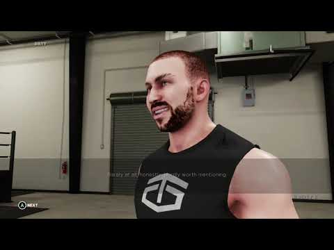 WWE 2K18- My player career walkthrough part 1