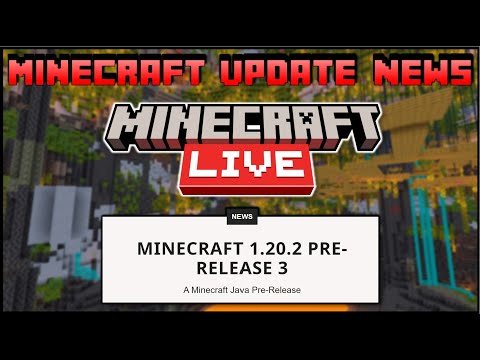 MaxStuff - Minecraft Update News - Minecraft Live 2023 Trailer(?) And Two Pre-Releases!