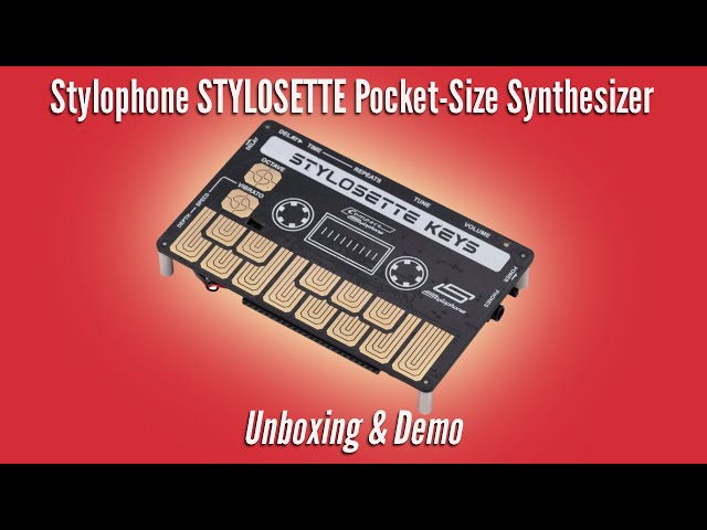 Vídeo relacionado con Stylophone Stylosette - Teclado Táctil x Casete - Mini Sintetizador Electrónico | Instrumento Musical Synth Con Casete