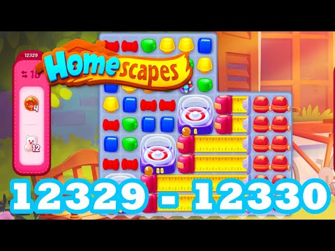 Homescapes Level 12329 - 12330 HD 3 - match puzzle Gameplay | android | IOS | GameGo Game