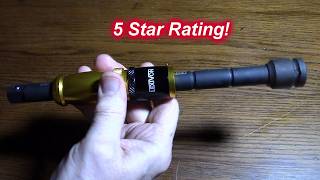 CONTROL YOUR TORQUE! LEXIVON 1/2" Impact Driver Speed Collar, 10" Spinning Impact Extension Bar!