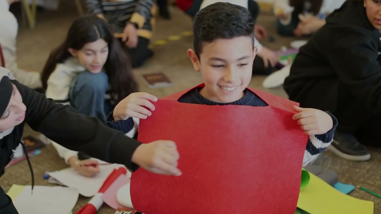 Çocuk Hakları Sanat Atölyesi filminden kare