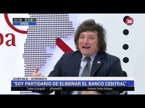 El Messi de la economía te cuenta cómo salir de la crisis / Javier Milei en Canal 26- 19/08/19