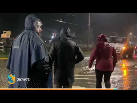 Cochrane emergencia meteorológica  el municipio activa su procedimiento de respuesta y apoyo comunit