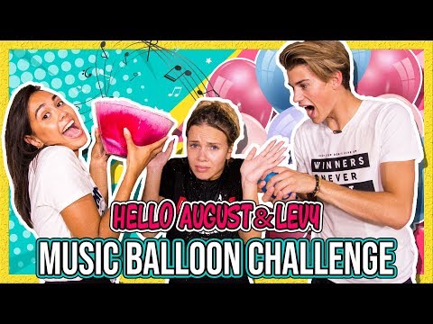 LEVY & HELLO AUGUST - MUSIC BALLOON CHALLENGE