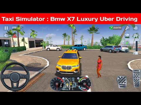 Taxi Simulator :BMW X7 Luxury Uber Driving In Miami